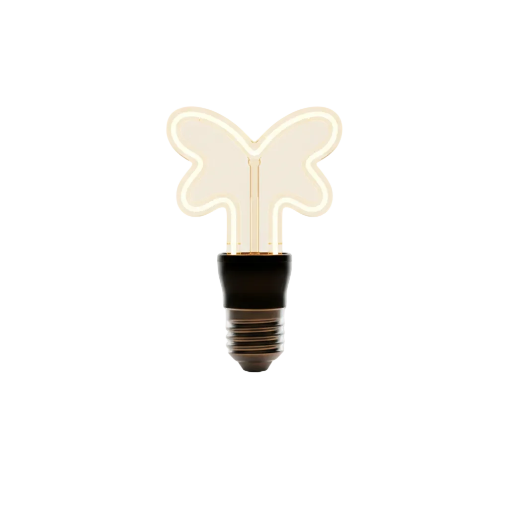 Lámpara decorativa con forma de mariposa: Modelo: MDL 5347