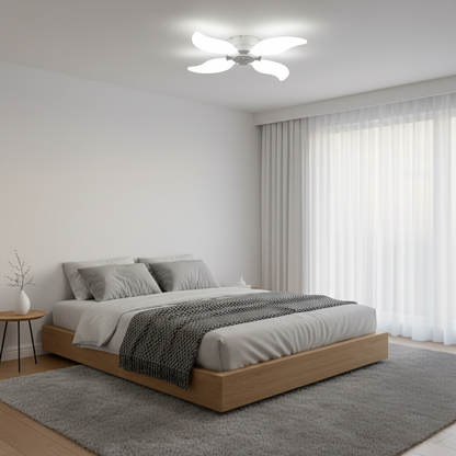 Foco LED decorativo con aspas en forma de pétalo: HL-FOC50W-YE