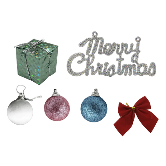 Juego de Adornos Navideños: Modelo HL-SDH8408
