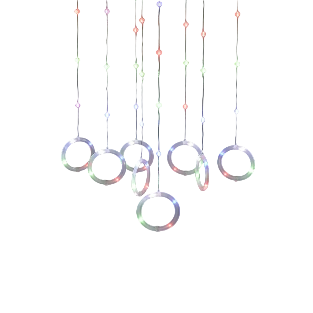 Serie Con Con Aros Colgantes y Mini Esferas.Modelo: DML8722