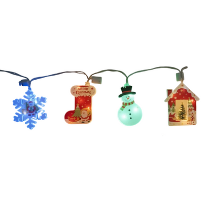Colgantes pintados de navidad DML8257