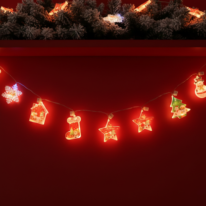 Linternas colgantes pintados de navidad DML8258
