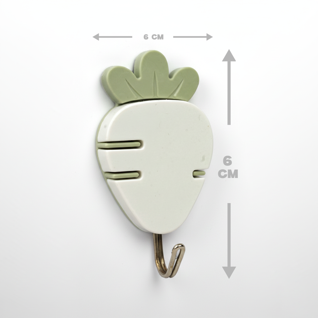 Percha adhesiva en forma de verduras: HL-PER9176