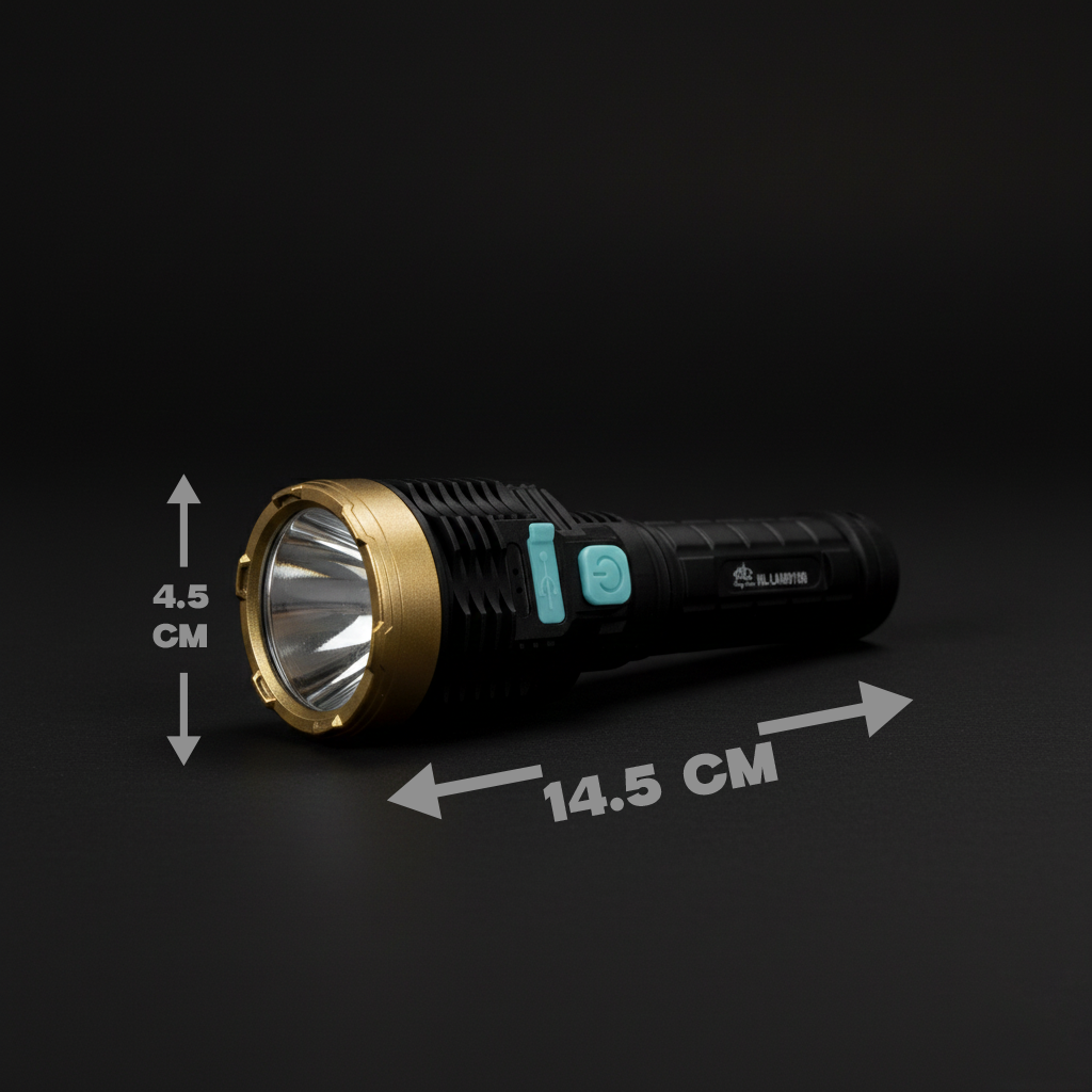 Lampara Portátil Recargable: HL-LAM9198