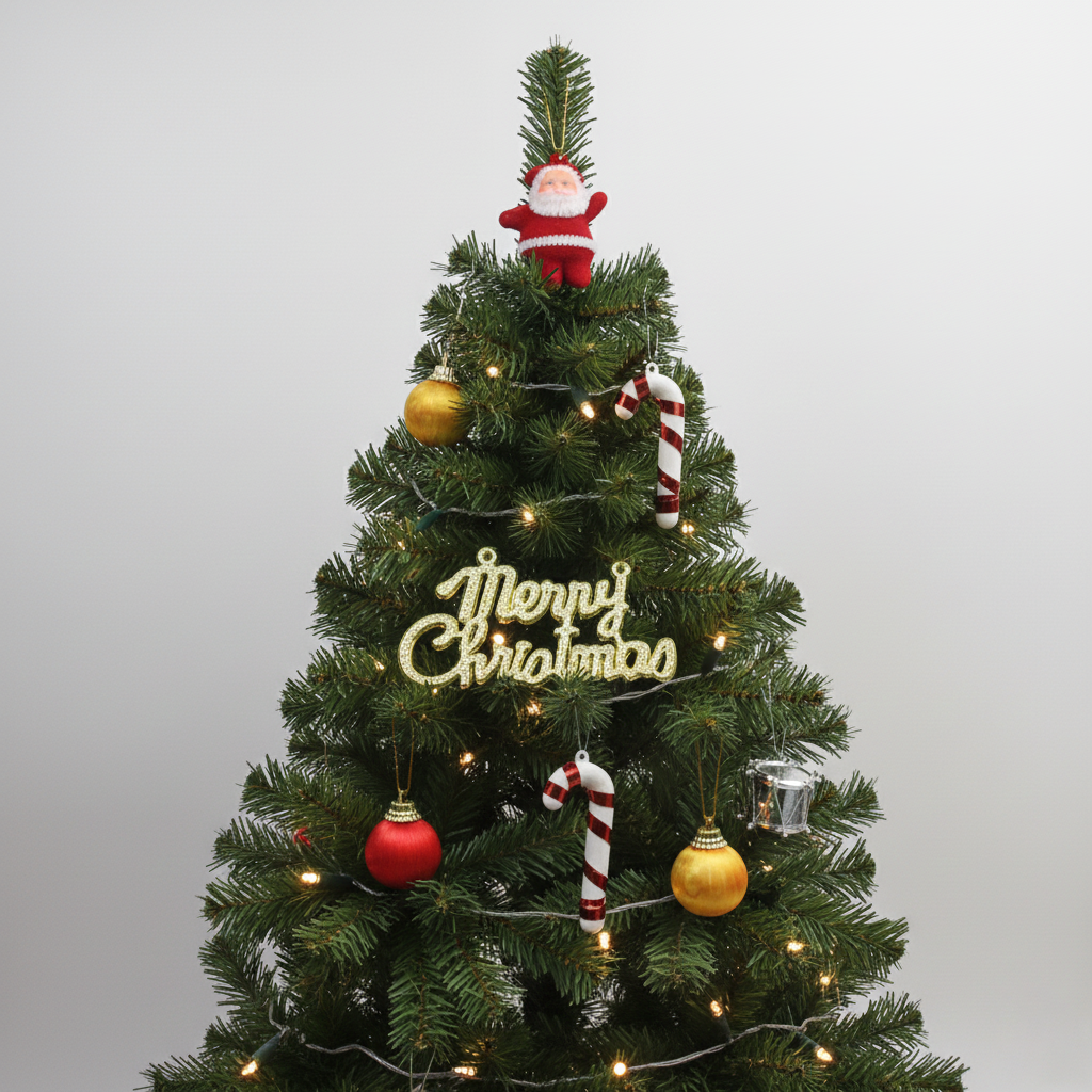 Juego de Adornos Navideños de Plástico modelo HL-SDH8409