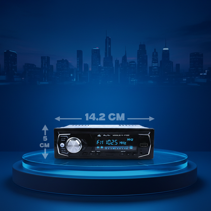 Autoestereo desmontable con control, entrada aux y USB: HL-AT383