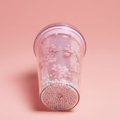 Vaso de agua de color rosa.Modelo: MU-VDP9451