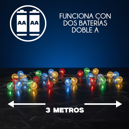 Serie de luces de bolas de burbuja DML8274