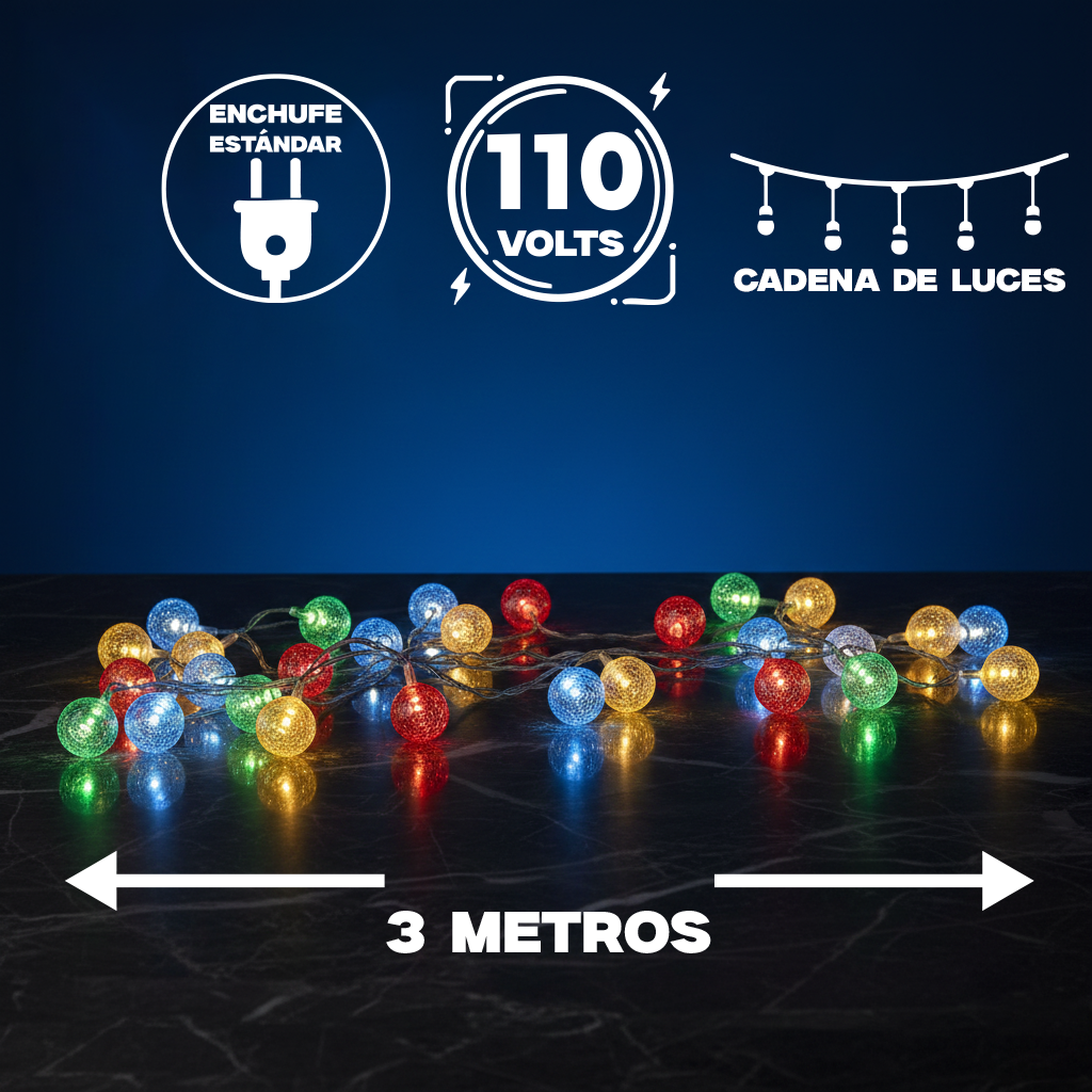 Luces con forma de bola de burbuja DML8273