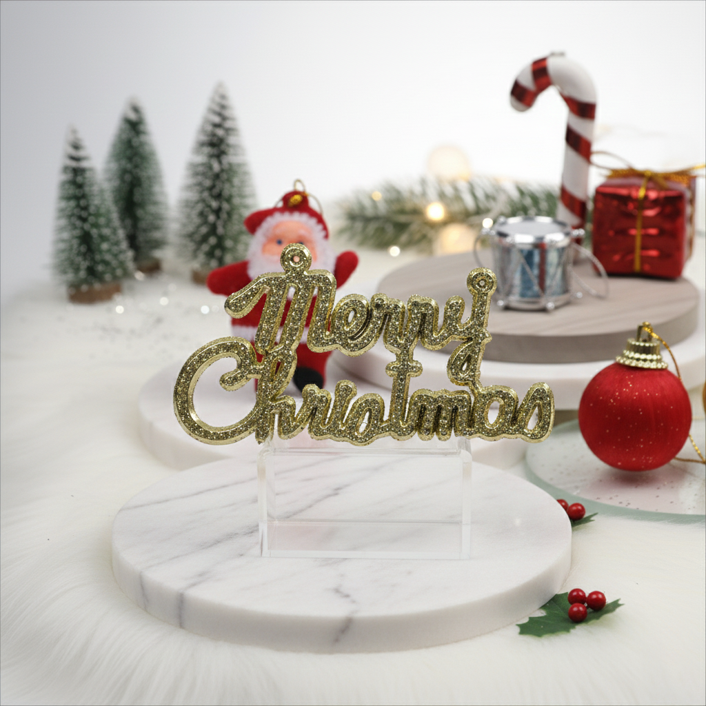 Juego de Adornos Navideños de Plástico modelo HL-SDH8409