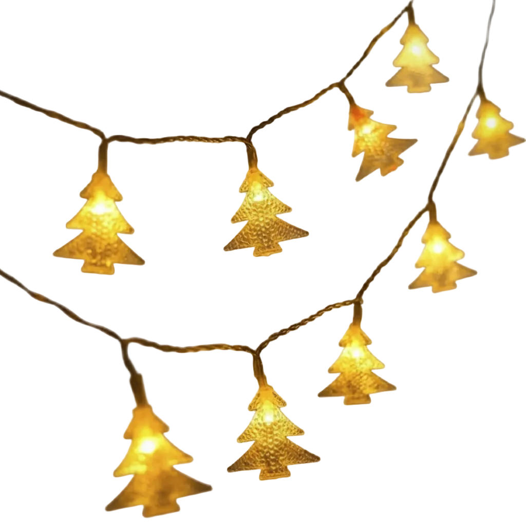 Serie de luces con forma de árbol de navidad DML8276