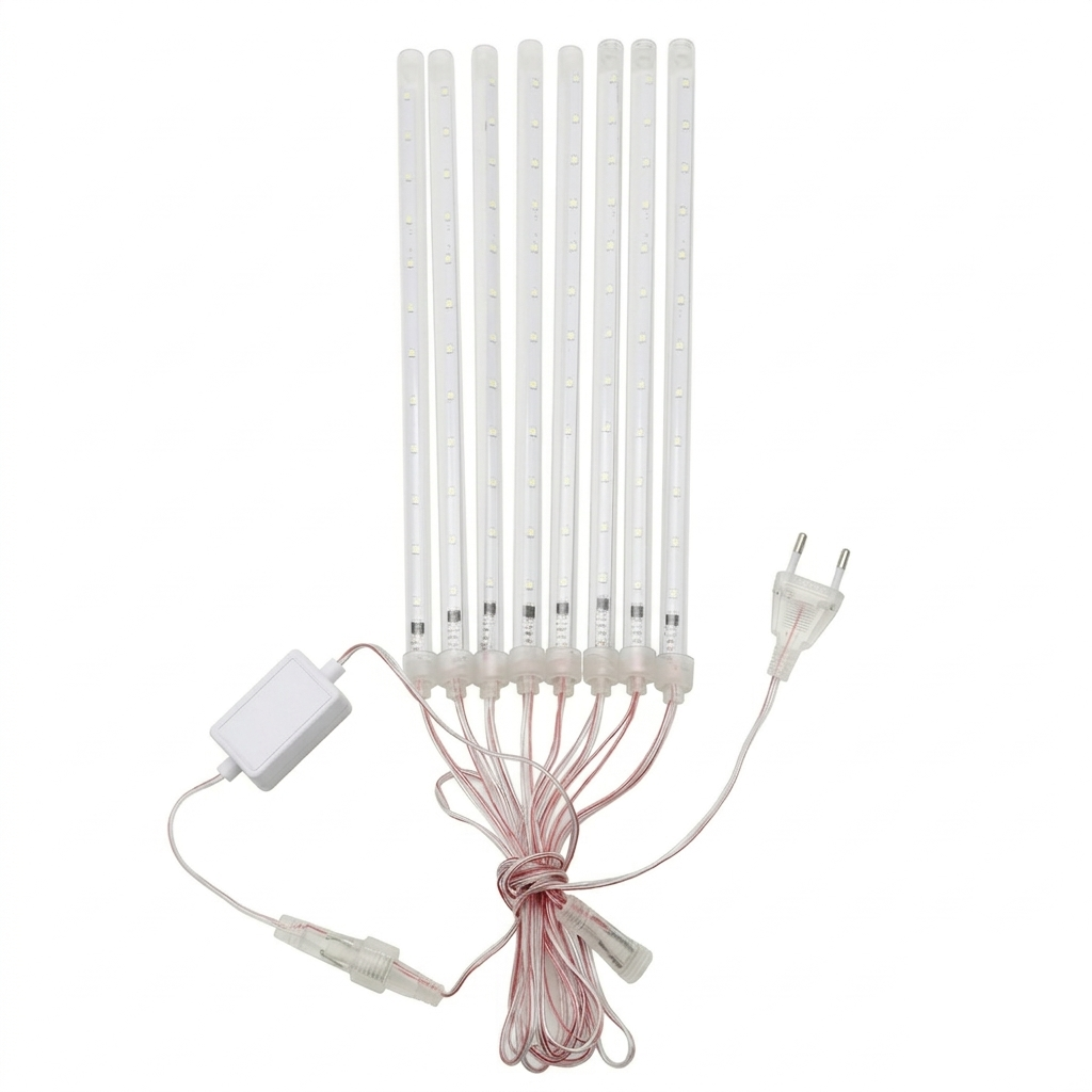 Serie de 8 tubos con luz de colores.Modelo:DML8252
