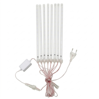 Serie de 8 tubos con luz de colores.Modelo:DML8252