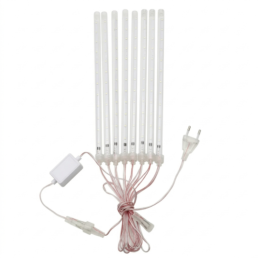 Serie de 8 tubos con luz de colores.Modelo:DML8252