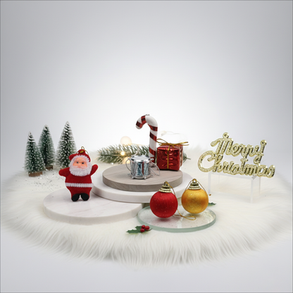 Juego de Adornos Navideños de Plástico modelo HL-SDH8409