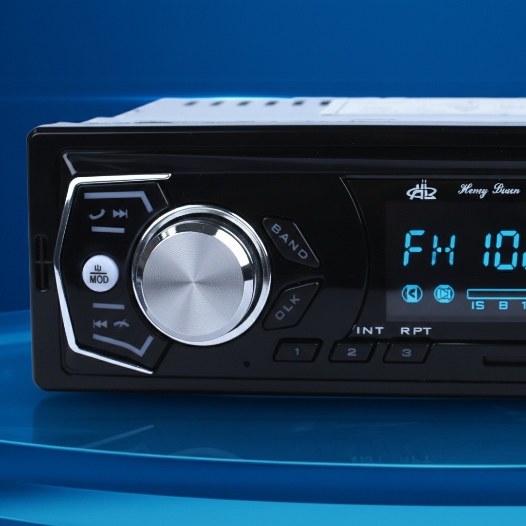 Autoestereo desmontable con control, entrada aux y USB: HL-AT383