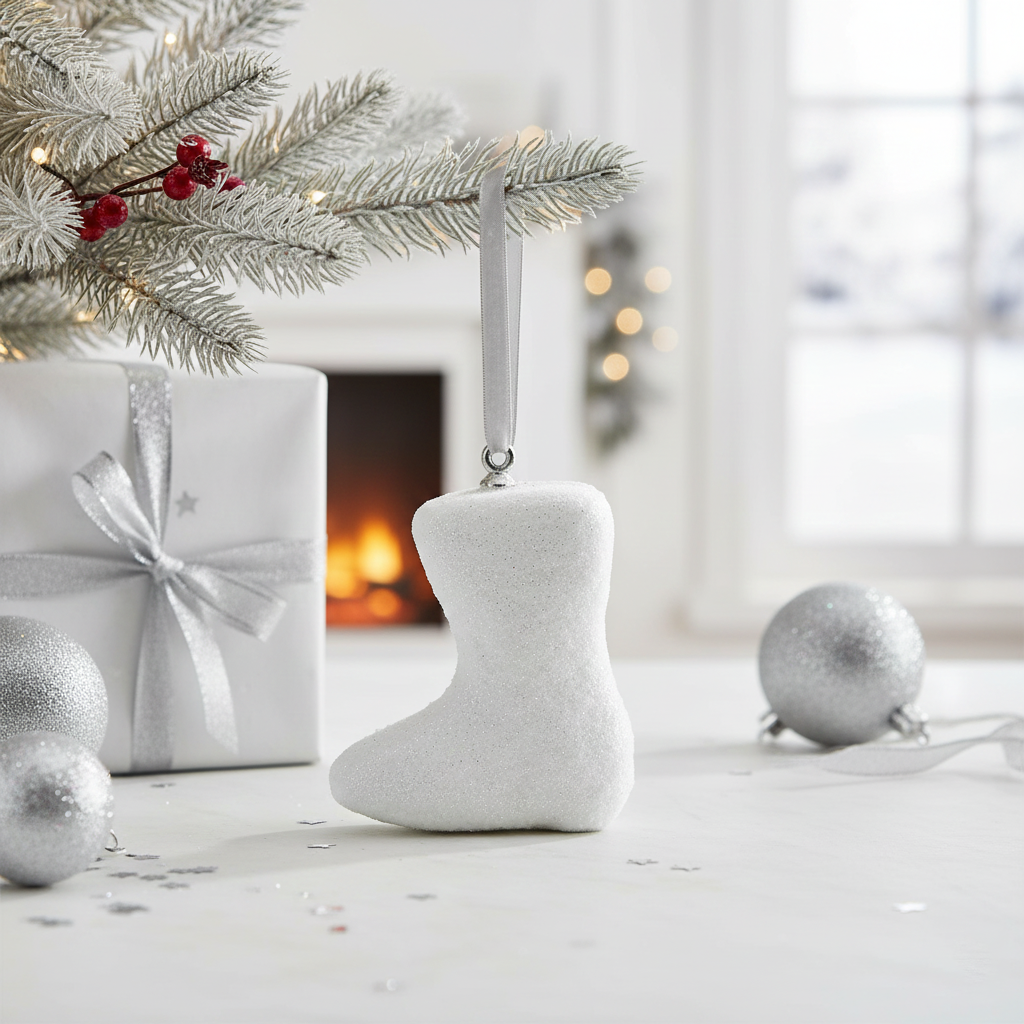 Adorno Navideño Bota Colgante para Árbol de Navidad - Modelo HL-SDH8414