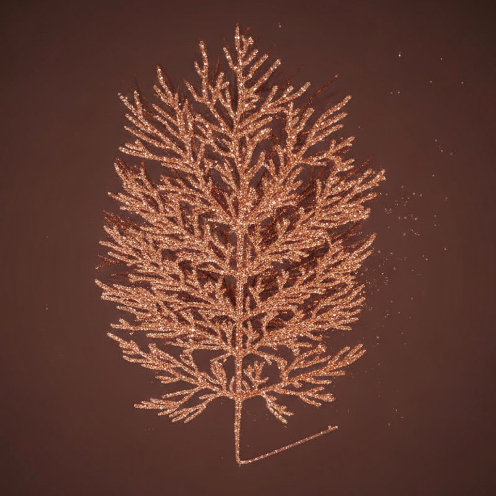 Colgante de Hoja para Árbol de Navidad - Modelo: HL-SDH8419