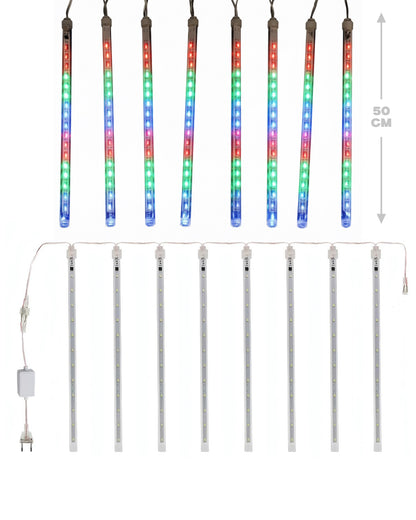 Serie de 8 tubos con luz de colores.Modelo:DML8252