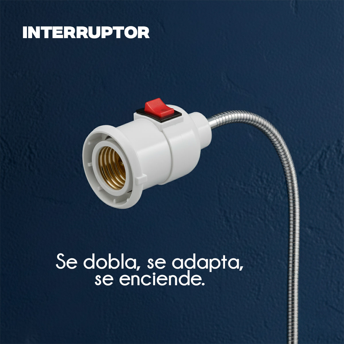 "Manguera larga con cabezal de lámpara de interruptor. Modelo: HL-DX9628"