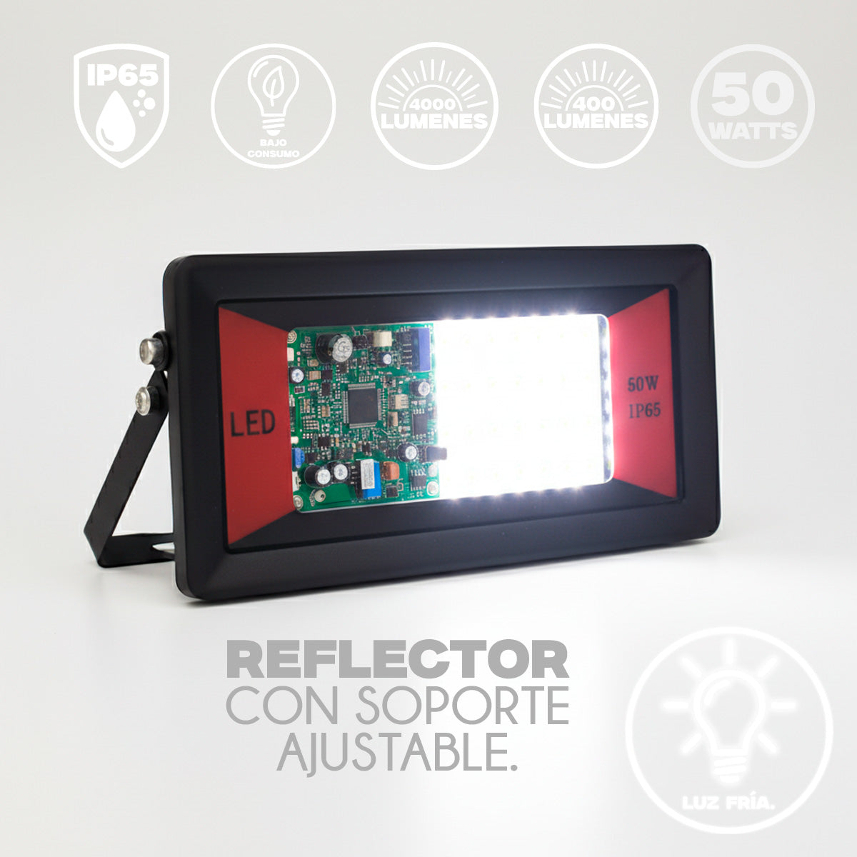 Reflector Led , 50 Watts Modelo:EXT020