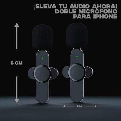Micrófonos Lavalier HL-MIC5402 Inalámbricos