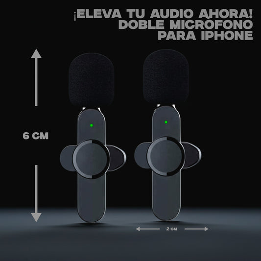Micrófonos Lavalier HL-MIC5402 Inalámbricos