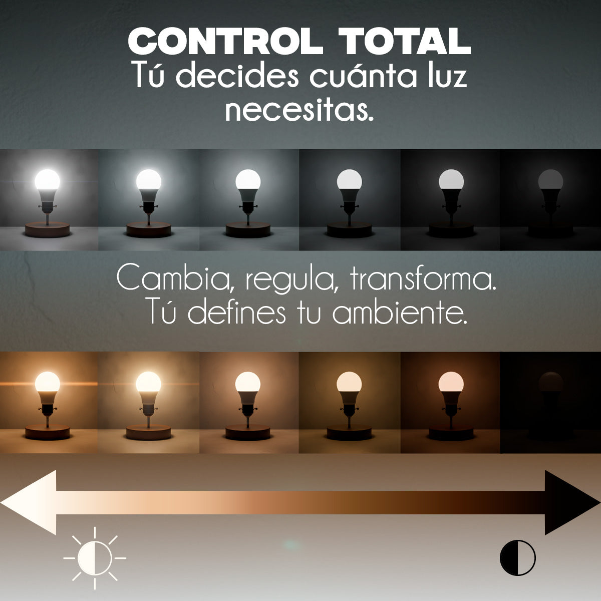Foco LED LUZ MULTICOLOR/LUZ BLANCA INT001