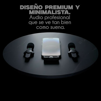 Micrófonos Lavalier HL-MIC5402 Inalámbricos
