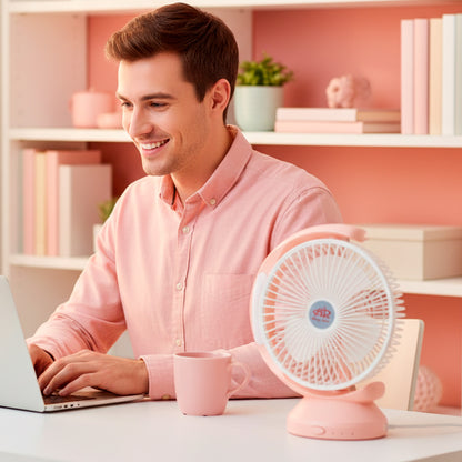 Ventilador de lámpara de escritorio HL-VEN25N