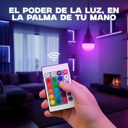 Foco LED LUZ MULTICOLOR/LUZ BLANCA INT001