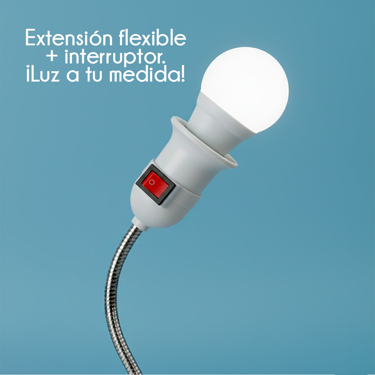 "Manguera larga con cabezal de lámpara de interruptor. Modelo: HL-DX9628"