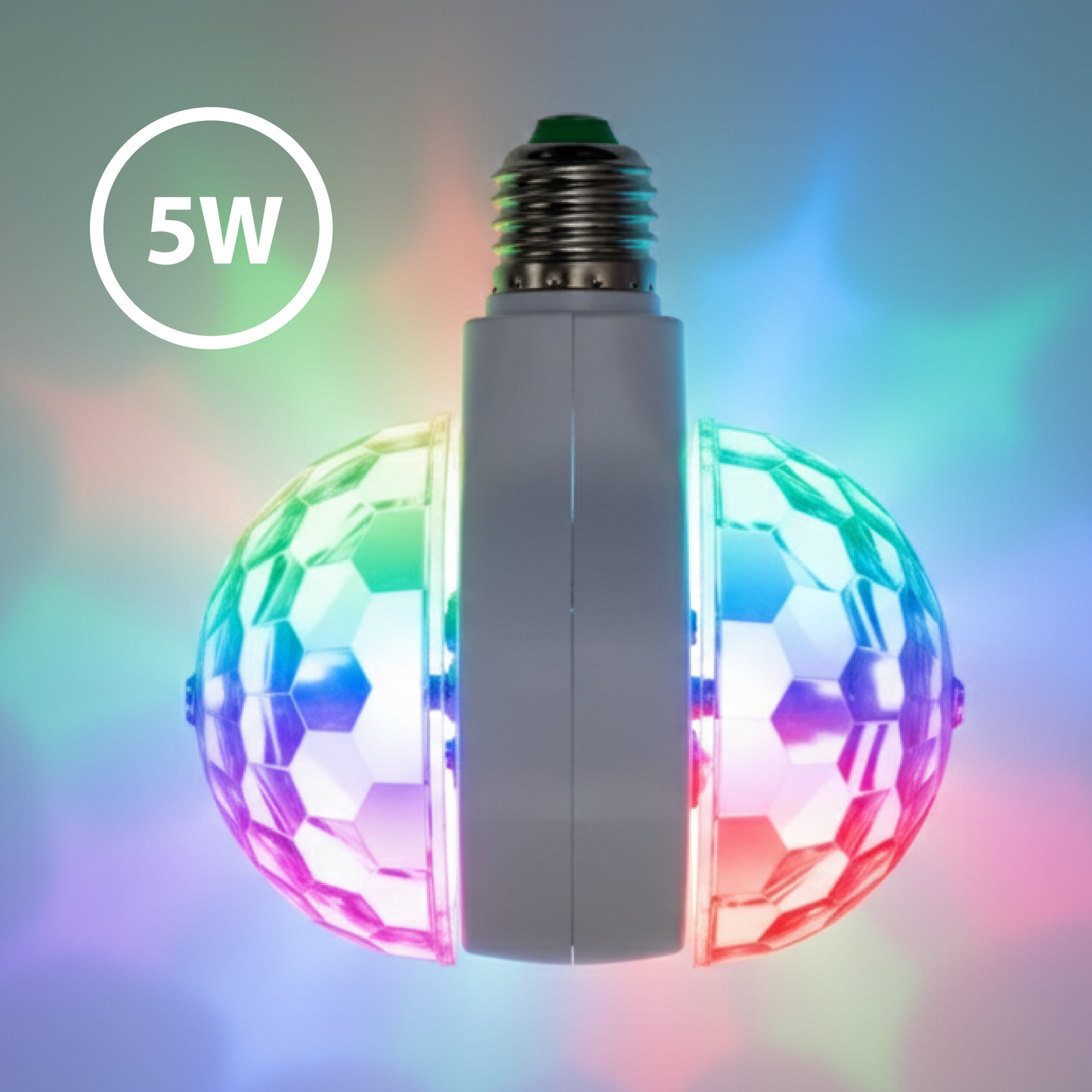 Foco Led Multicolor Doble Cabeza Giratorio HL-LED914