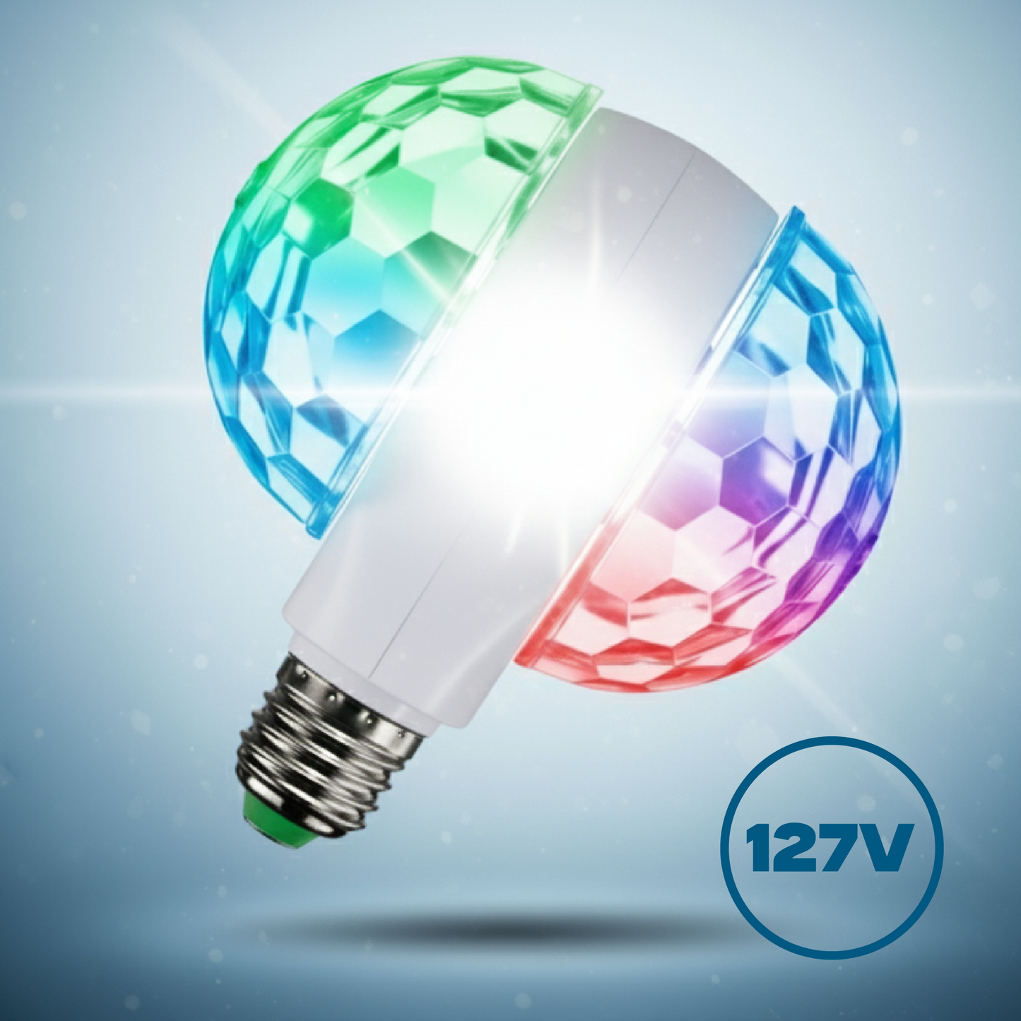 Foco Led Multicolor Doble Cabeza Giratorio HL-LED914