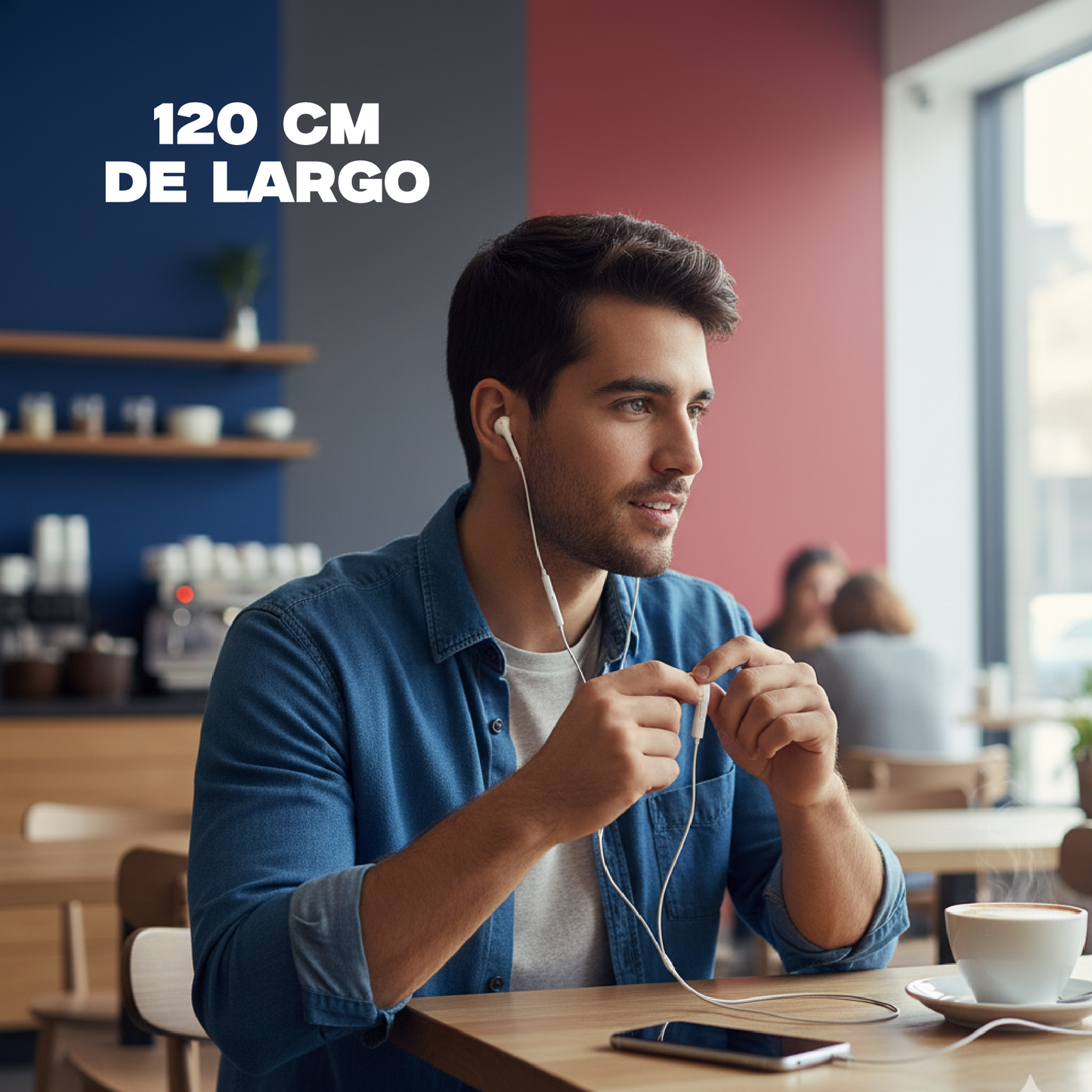 "Audífonos alámbrico manos libres , Entradas tipo auxiliar HL-AUD8525"