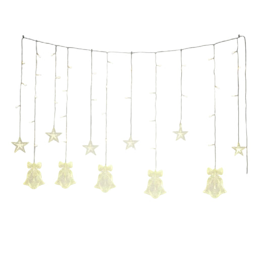 Luces colgantes de campana y estrella DML8232