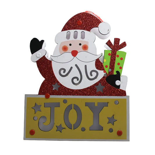 Adorno Navideño en Forma de Santa Claus con Luz, Modelo -HLHDS8793