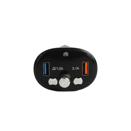 Transmisor Bluetooth FM Auto Manos Libres Cargador 2 Usb - TC6762