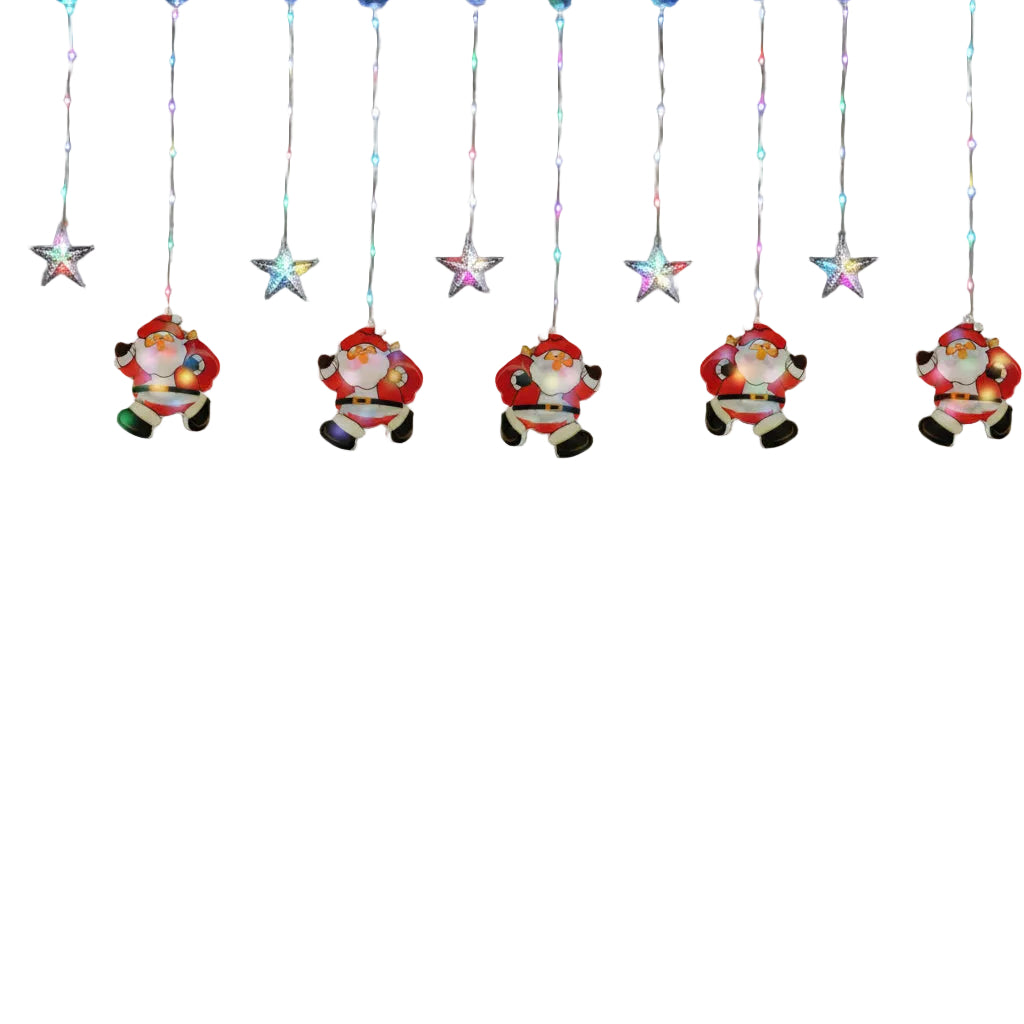 Serie de luces de santa claus y estrellas de luz LED DML8241