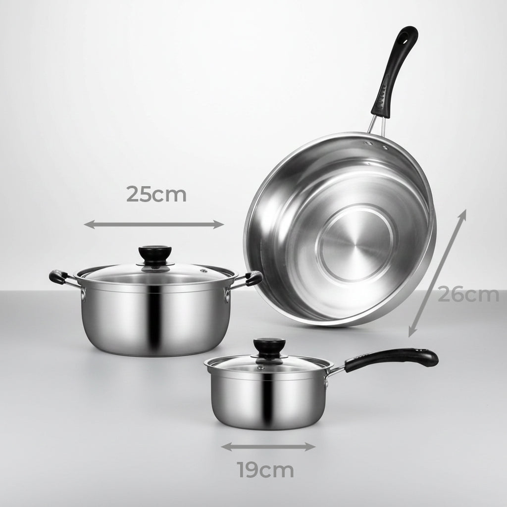 Juego de ollas. Modelo: UDC8777