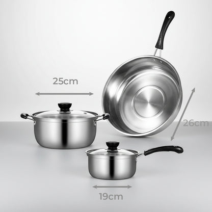 Juego de ollas. Modelo: UDC8777