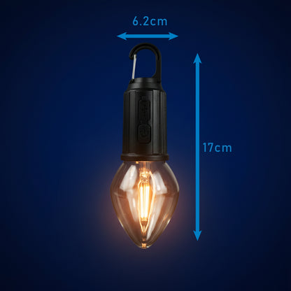 "Luz de camping, recargable por USB. Modelo: HL-LAM8335"