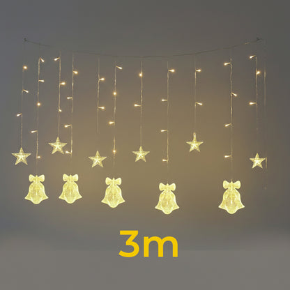 Luces colgantes de campana y estrella DML8232