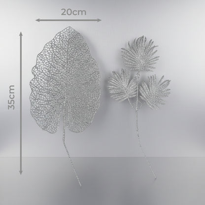 Adorno Colgante de Hoja para Árbol de Navidad - Modelo HL-SDH8418
