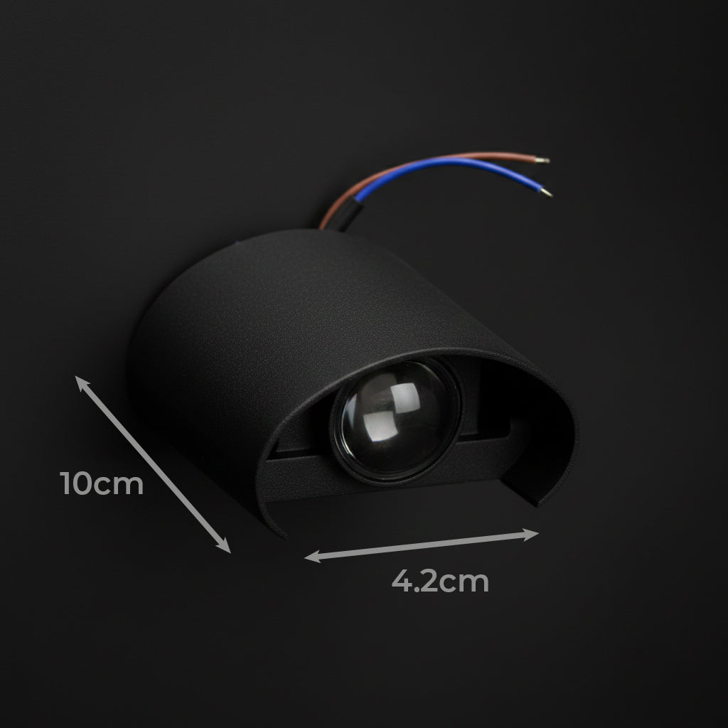 Foco doble salida de luz. Modelo MDL5352