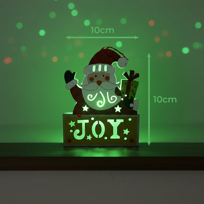 Adorno Navideño en Forma de Santa Claus con Luz, Modelo -HLHDS8793
