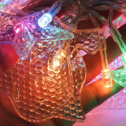 Serie de luces colgantes de campana y estrellas navideñas DML8231