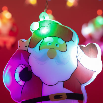 Serie de luces de santa claus y estrellas de luz LED DML8241
