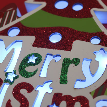 Adorno Navideño en Forma de Árbolito con Luz, Modelo:HL-HDS8792