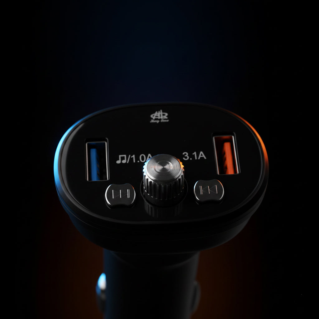 Transmisor Bluetooth FM Auto Manos Libres Cargador 2 Usb - TC6762